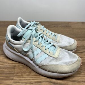 Adidas Shoes Womens 10.5 Run 70s Athletic Low Sneakers GX1724 White Blue Lace Up